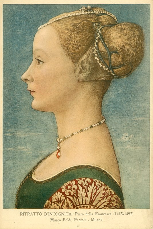 Portræt af en ukendt kvinde af Piero della Francesca