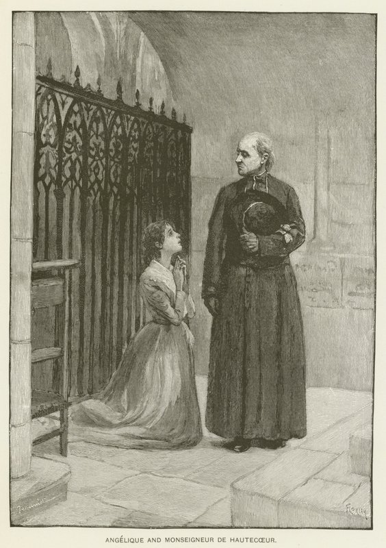 Angelique og Monsignor de Hautecoeur af Pierre Georges Jeanniot