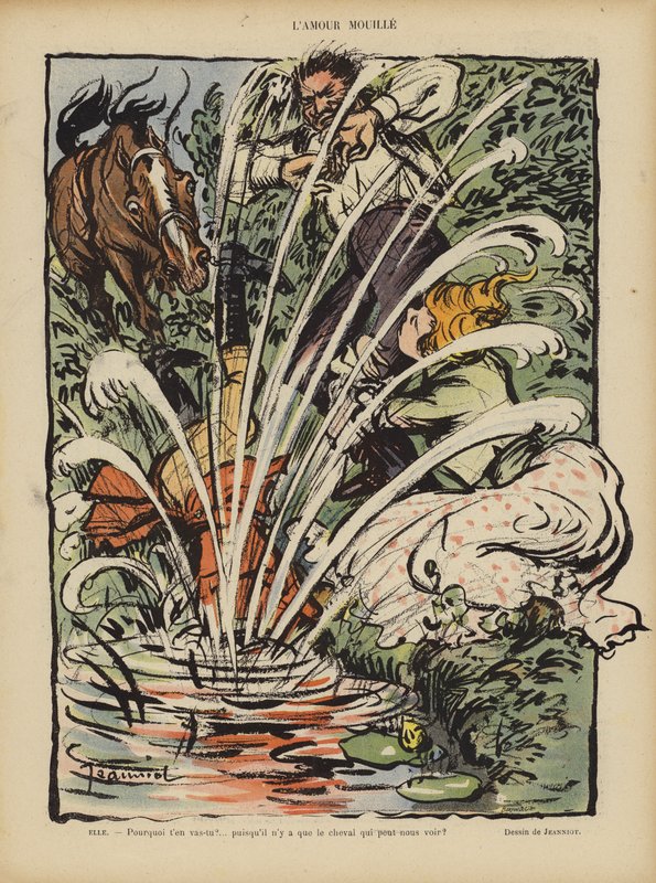 Illustration til Le Rire af Pierre Georges Jeanniot