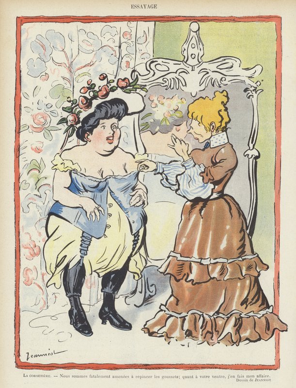 Illustration til Le Rire af Pierre Georges Jeanniot