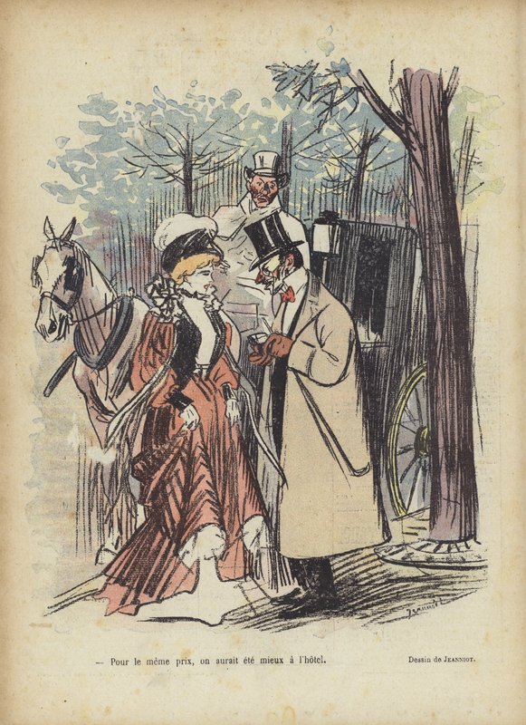 Illustration til Le Rire af Pierre Georges Jeanniot
