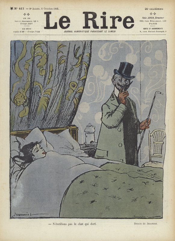 Illustration til Le Rire af Pierre Georges Jeanniot