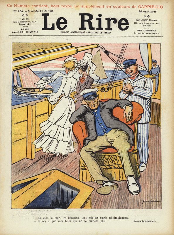 Illustration til Le Rire af Pierre Georges Jeanniot