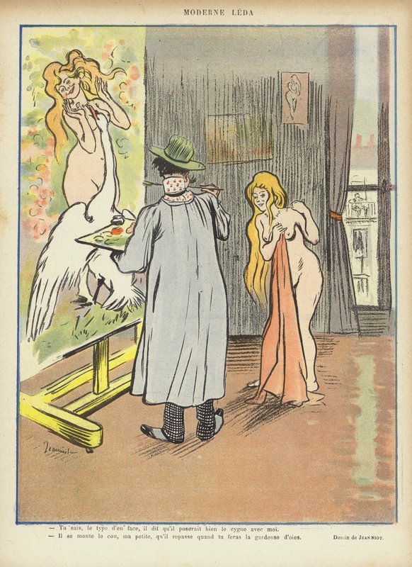 Illustration til Le Rire af Pierre Georges Jeanniot