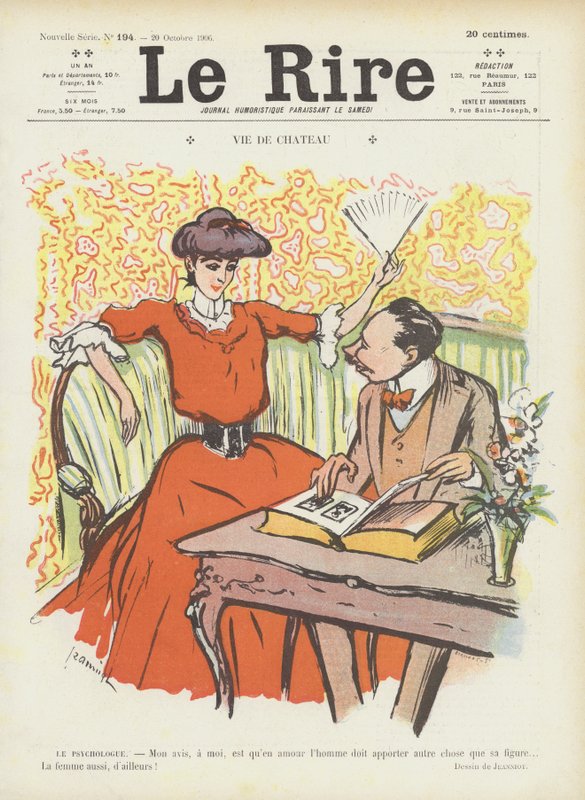 Illustration til Le Rire af Pierre Georges Jeanniot