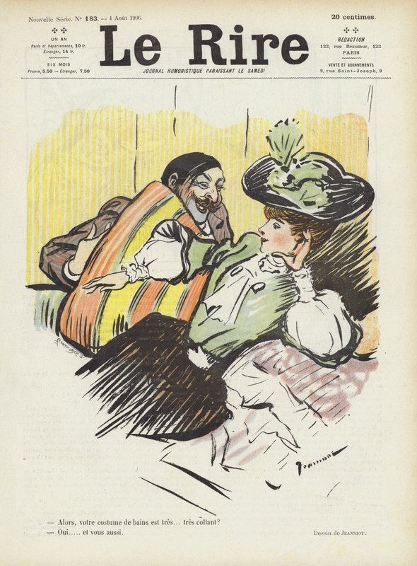Illustration til Le Rire af Pierre Georges Jeanniot