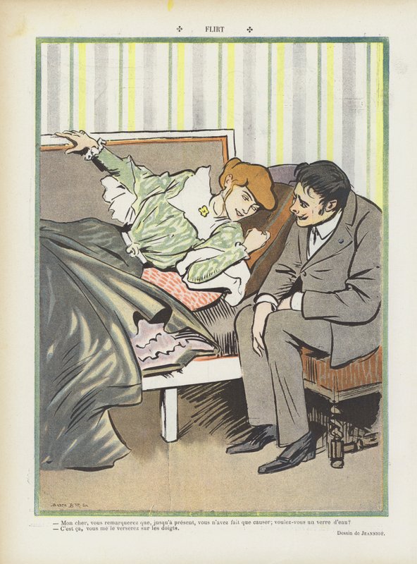 Illustration til Le Rire af Pierre Georges Jeanniot