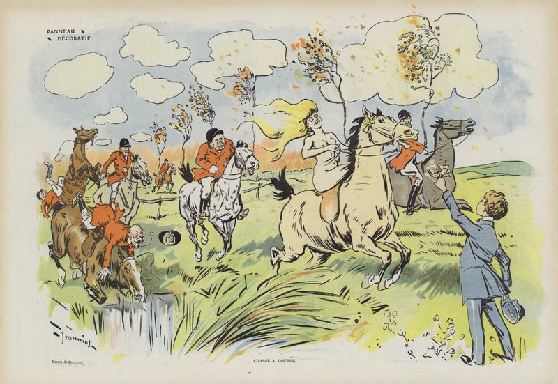 Illustration til Le Rire af Pierre Georges Jeanniot