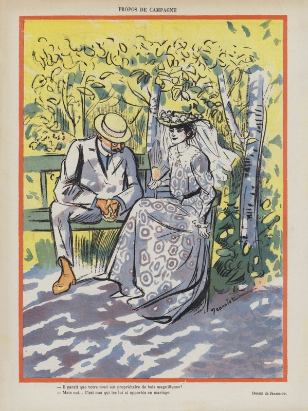 Illustration til Le Rire af Pierre Georges Jeanniot