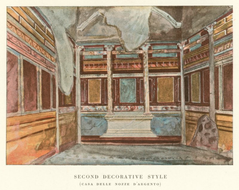 Anden dekorativ stil, House of the Silver Wedding (farve litho) af Pierre Gusman