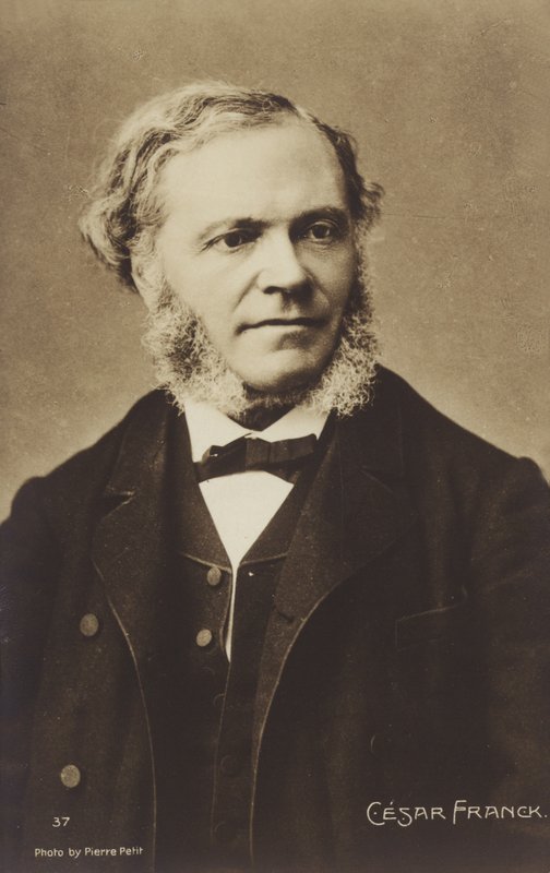 Cesar Franck, belgisk født komponist, pianist, organist og musiklærer, som arbejdede i Paris i sit voksne liv (1822-1890) af Pierre Petit