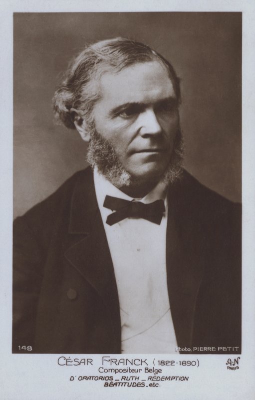 Cesar Franck, belgisk komponist og pianist (s/h foto) af Pierre Petit