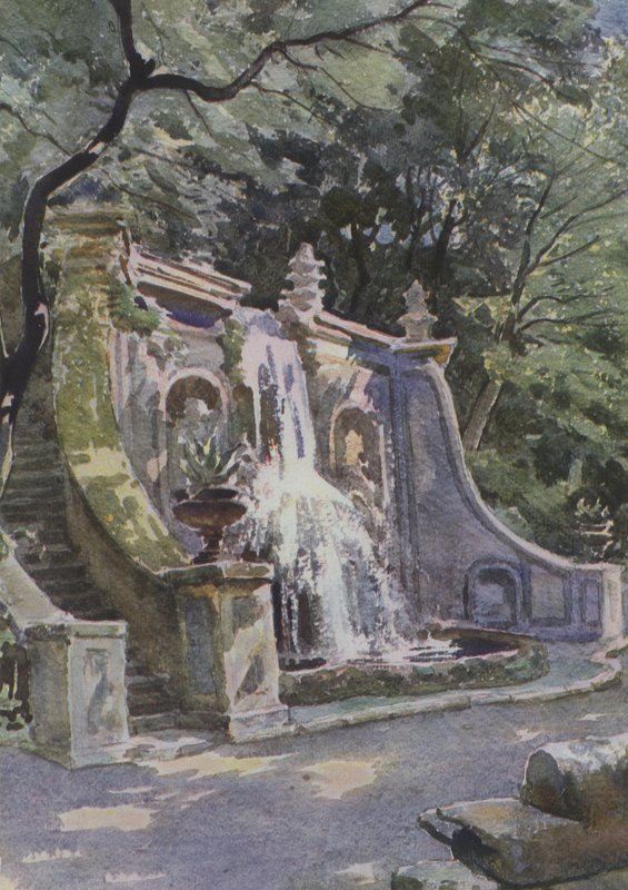 Frascati, Villa Aldobrandini af Pierre Vignal