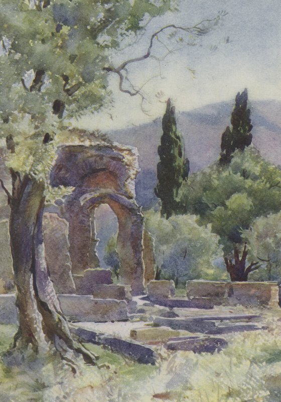 Tivoli, Villa Adriana af Pierre Vignal
