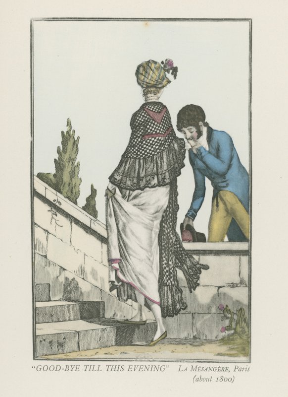 Farvel indtil i aften (ca. 1800) af Pierre de La Mesangere