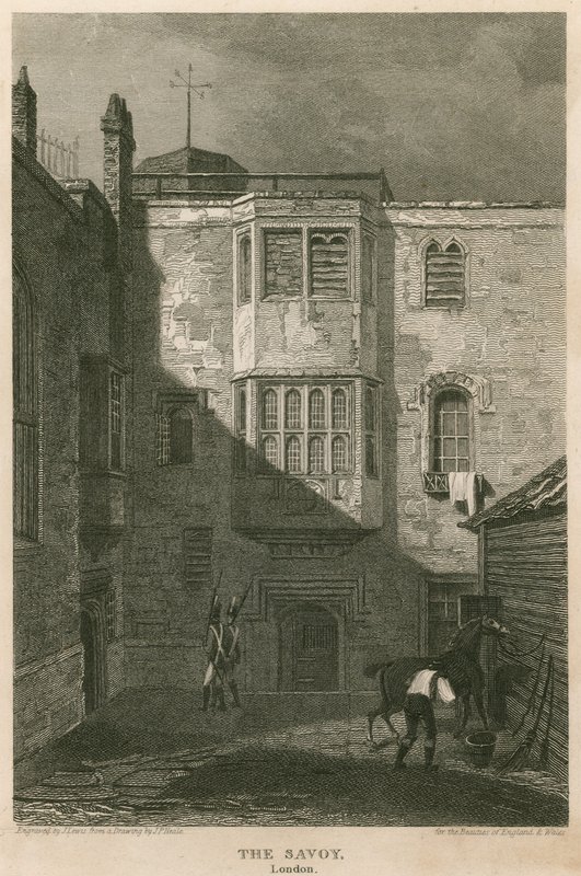 Savoy-fængslet, London af Pieter Jansz. Quast