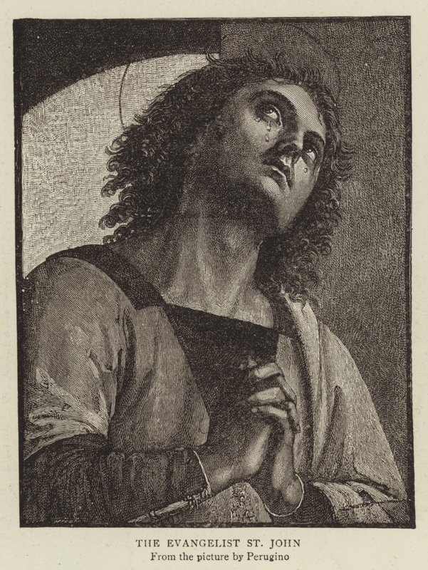 Evangelisten St. John af Pietro Perugino