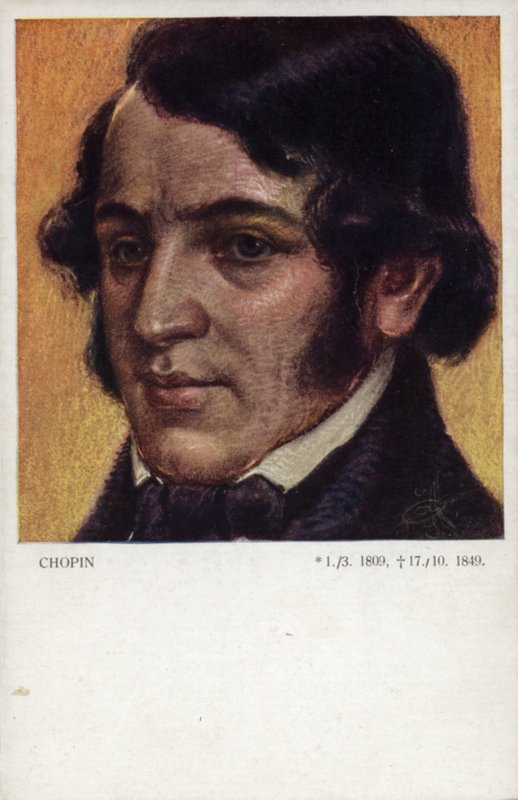 Frederic Chopin, polsk komponist og pianist (1810-1849) af Polish School