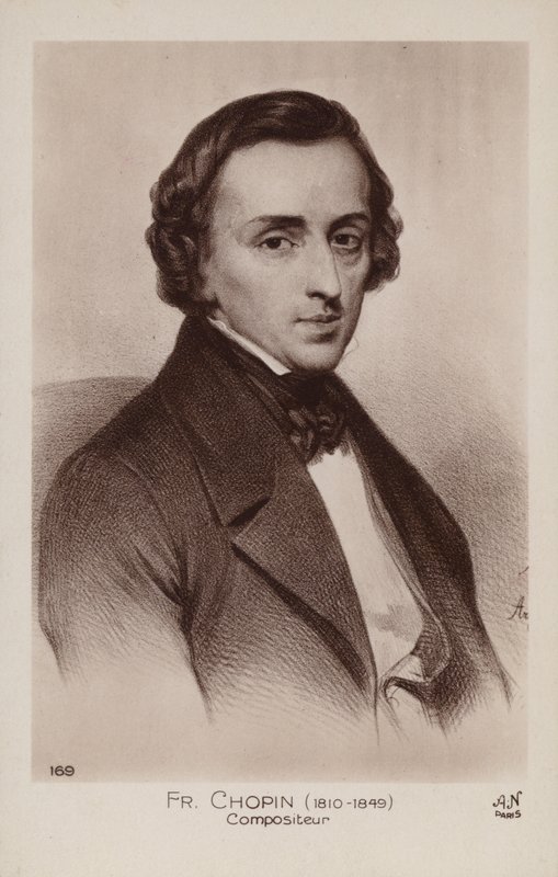 Frederic Chopin, polsk komponist og pianist (1810-1849) af Polish School