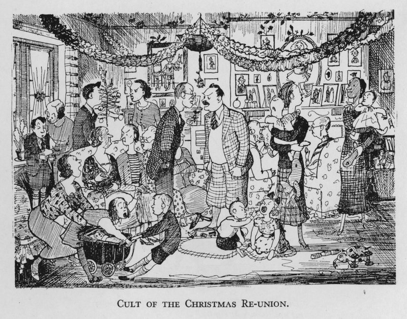 Cult of the Christmas Re-union (litho) af Pont