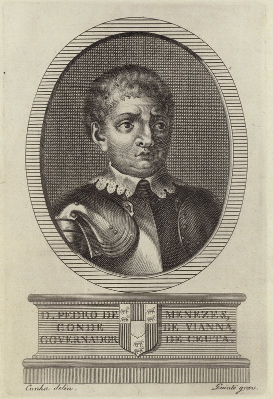 Dom Pedro de Menezes Portocarrero af Portuguese School