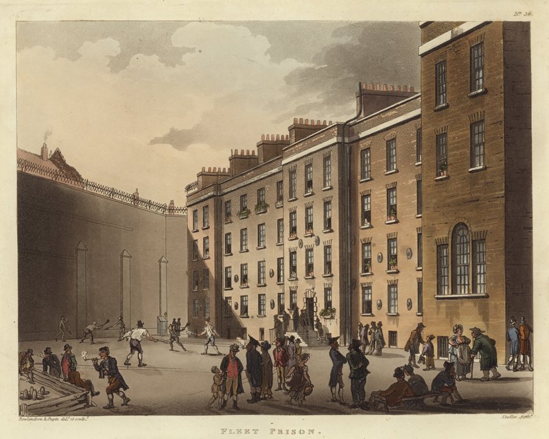 Flådefængsel af Pugin and Rowlandson