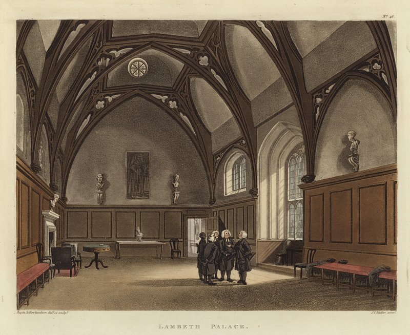 Lambeth Palace af Pugin and Rowlandson