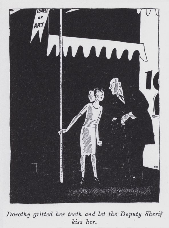 Illustration til "But Gentlemen Marry Brunettes" af Anita Loos (litho) af Ralph Barton