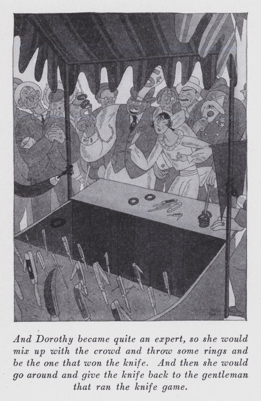 Illustration til "But Gentlemen Marry Brunettes" af Anita Loos (litho) af Ralph Barton