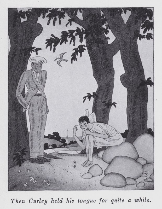Illustration til "But Gentlemen Marry Brunettes" af Anita Loos (litho) af Ralph Barton