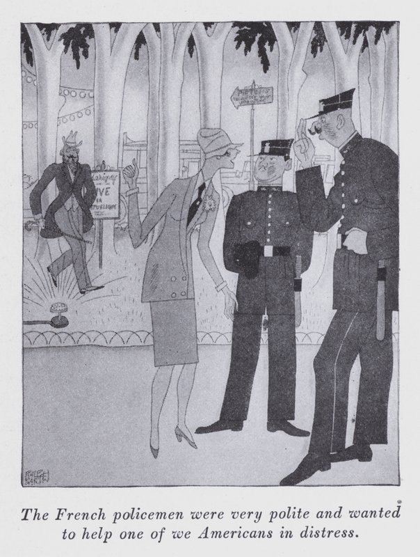 Illustration til "But Gentlemen Marry Brunettes" af Anita Loos (litho) af Ralph Barton