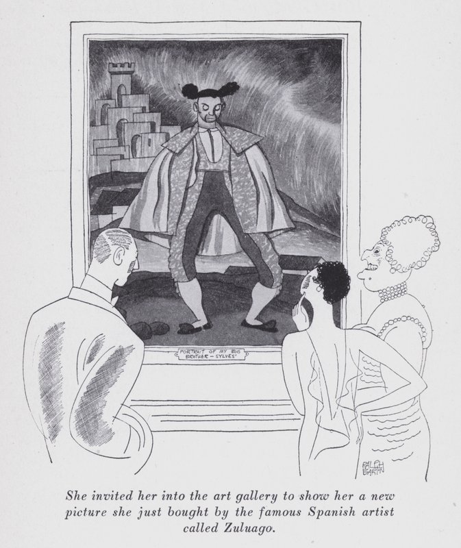 Illustration til "But Gentlemen Marry Brunettes" af Anita Loos (litho) af Ralph Barton