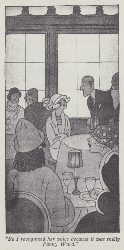 Illustration til Gentlemen Prefer Blondes af Anita Loos (litho) af Ralph Barton