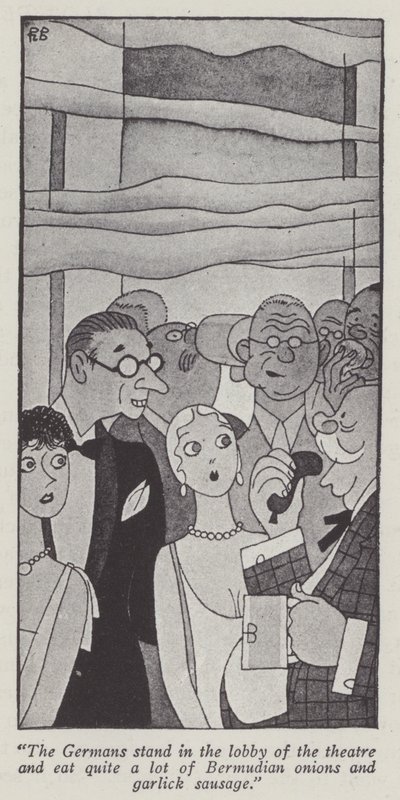 Illustration til Gentlemen Prefer Blondes af Anita Loos (litho) af Ralph Barton