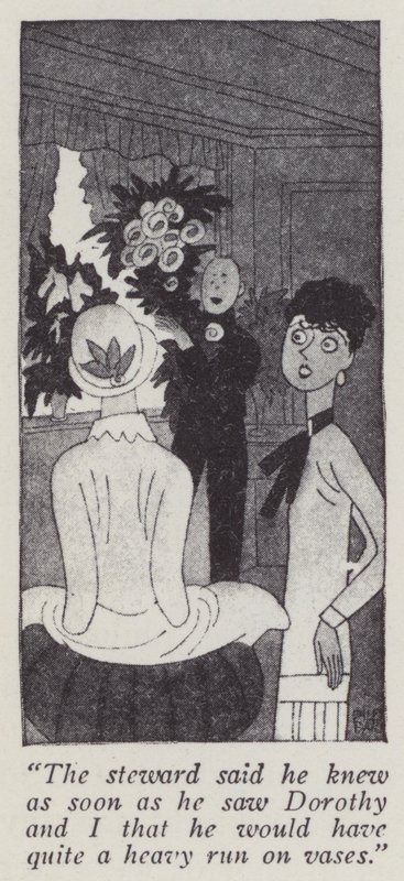 Illustration til Gentlemen Prefer Blondes af Anita Loos (litho) af Ralph Barton