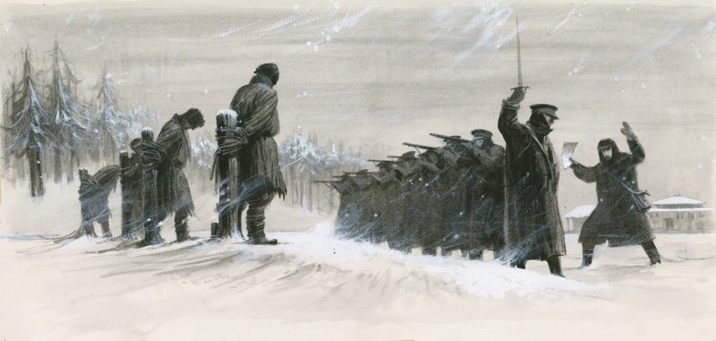 En udsættelse i sidste øjeblik reddede Fjodor Dostojevskij fra henrettelsespelotonen af Ralph Bruce