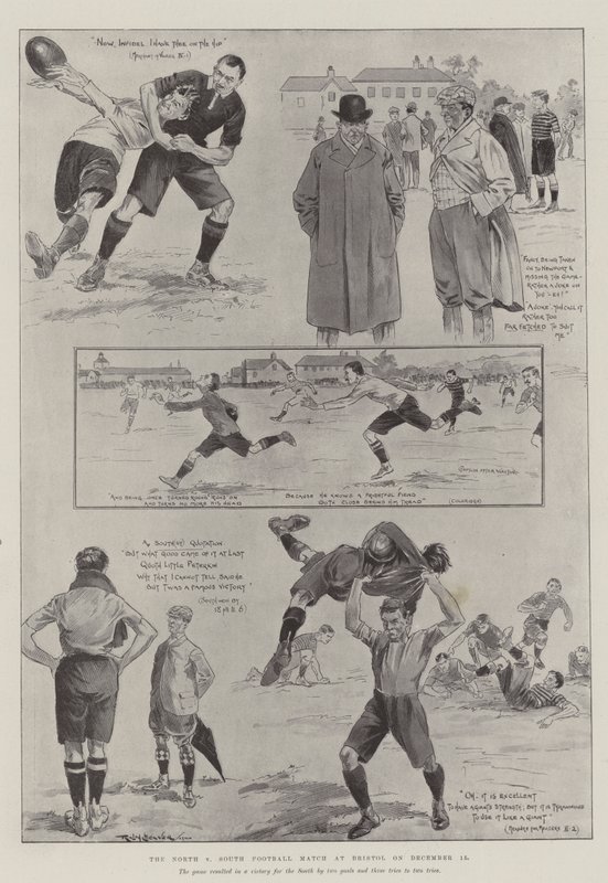 North v South Football Match i Bristol den 15. december af Ralph Cleaver