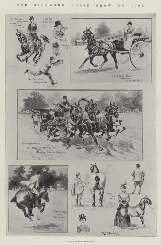 Richmond Horse Show i 1901 af Ralph Cleaver
