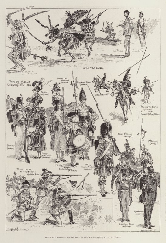 Royal Military Tournament i Agricultural Hall, Islington af Ralph Cleaver