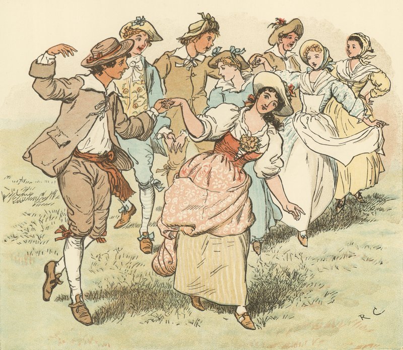 Kom Lasses og drenge af Randolph Caldecott