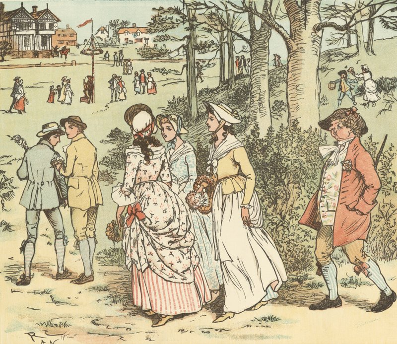 Kom Lasses og drenge af Randolph Caldecott