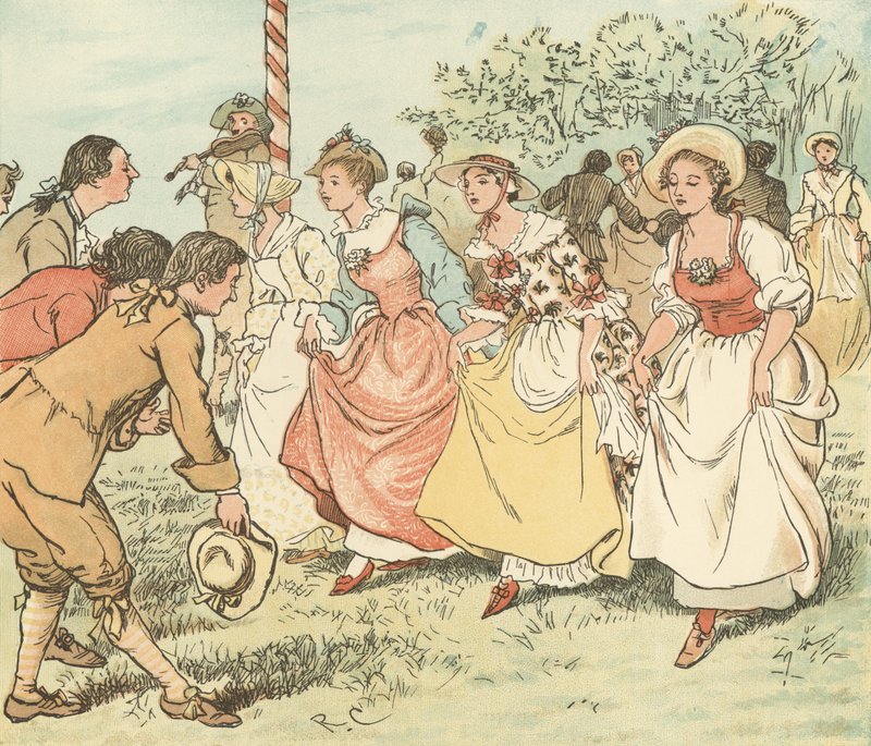 Kom Lasses og drenge af Randolph Caldecott