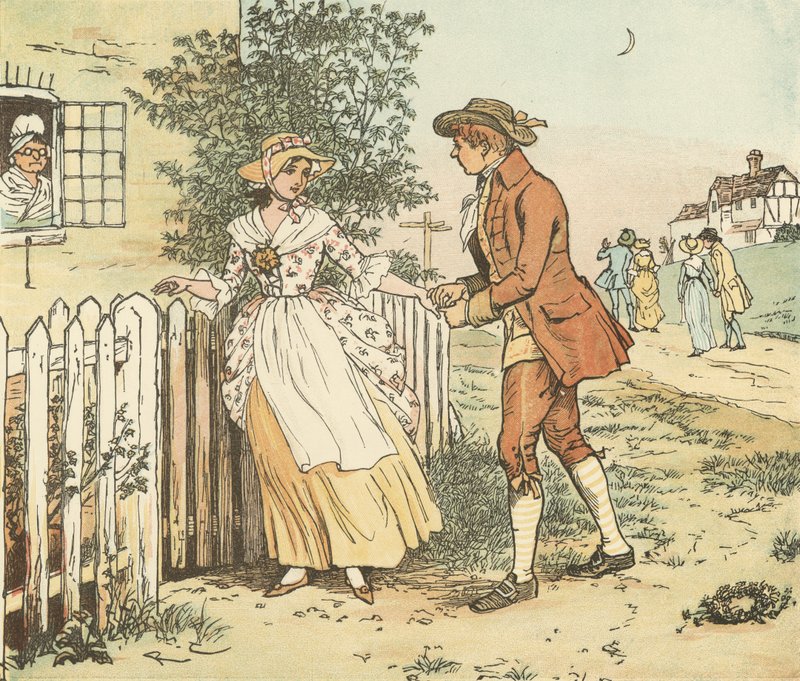 Kom Lasses og drenge af Randolph Caldecott