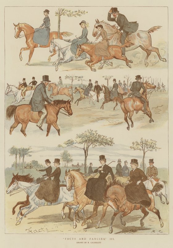 Fakta og fantasier, III (chromolitho) af Randolph Caldecott