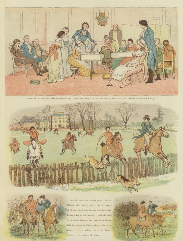 Mr Carlyons jul (chromolitho) af Randolph Caldecott