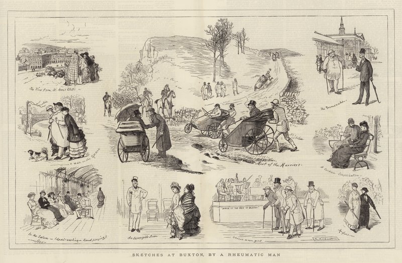 Skitser i Buxton, af en gigtmand af Randolph Caldecott