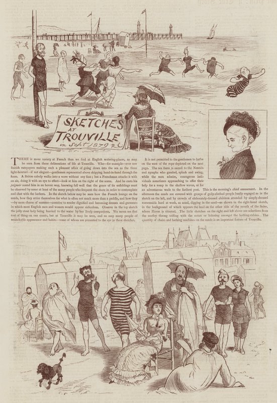 Skitser i Trouville af Randolph Caldecott