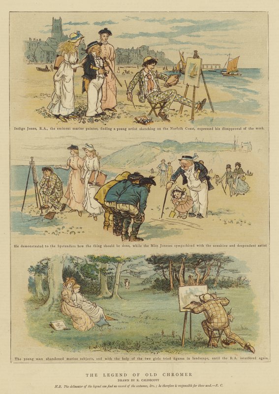 The Legend of Old Chromer (chromolitho) af Randolph Caldecott