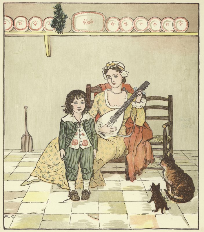 En elegi om en gal hunds død af Randolph Caldecott
