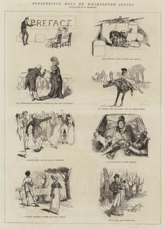 Bracebridge Hall af Washington Irving af Randolph Caldecott